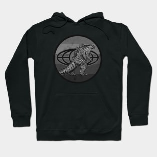 Kaiju King BW Hoodie